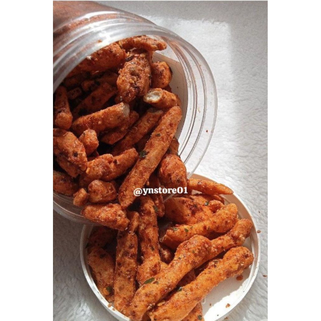 

basreng pedas daun jeruk 200g / basreng kering pedas
