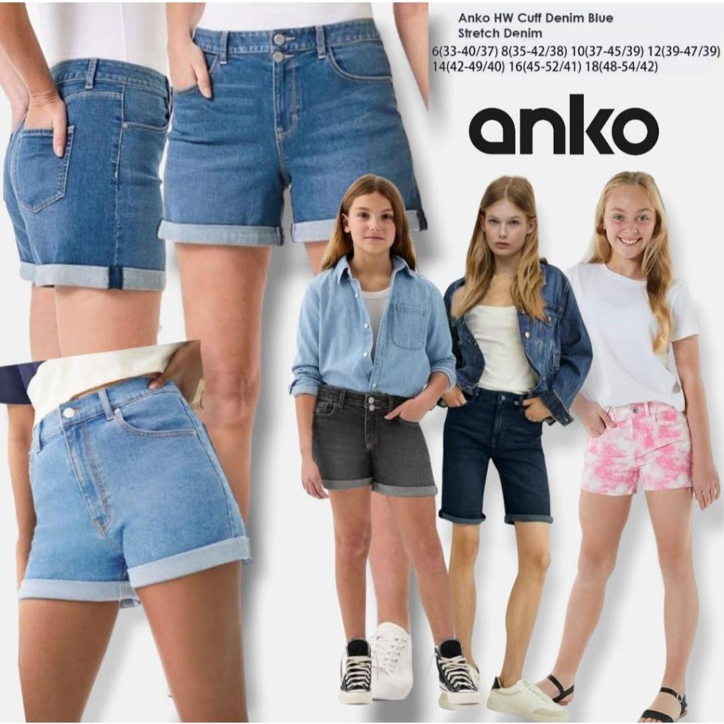 [17586] Anko Celana Jeans Pendek Anak Cewek perempuan girls teens remaja tanggung 16 18 14 tahun