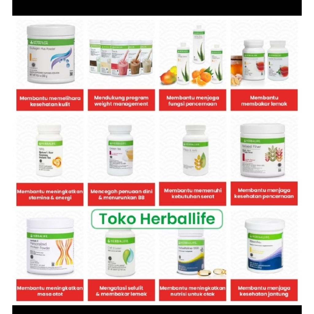 herbalife 1paket grosir