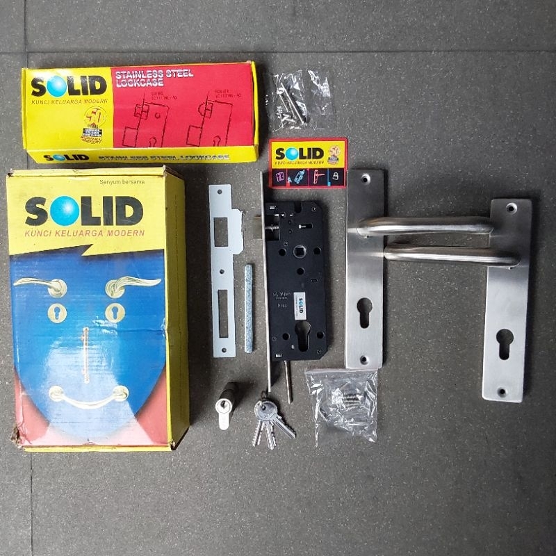 Kunci + Bodi Kunci SOLID Komplit Set HP 3101 Stainless