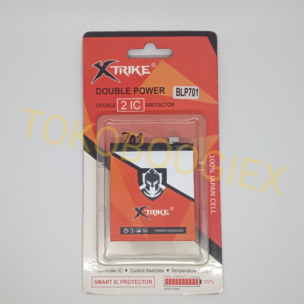 Baterai XTRIKE DOUBLE POWER Oppo Reno 1 BLP701 BLP 701