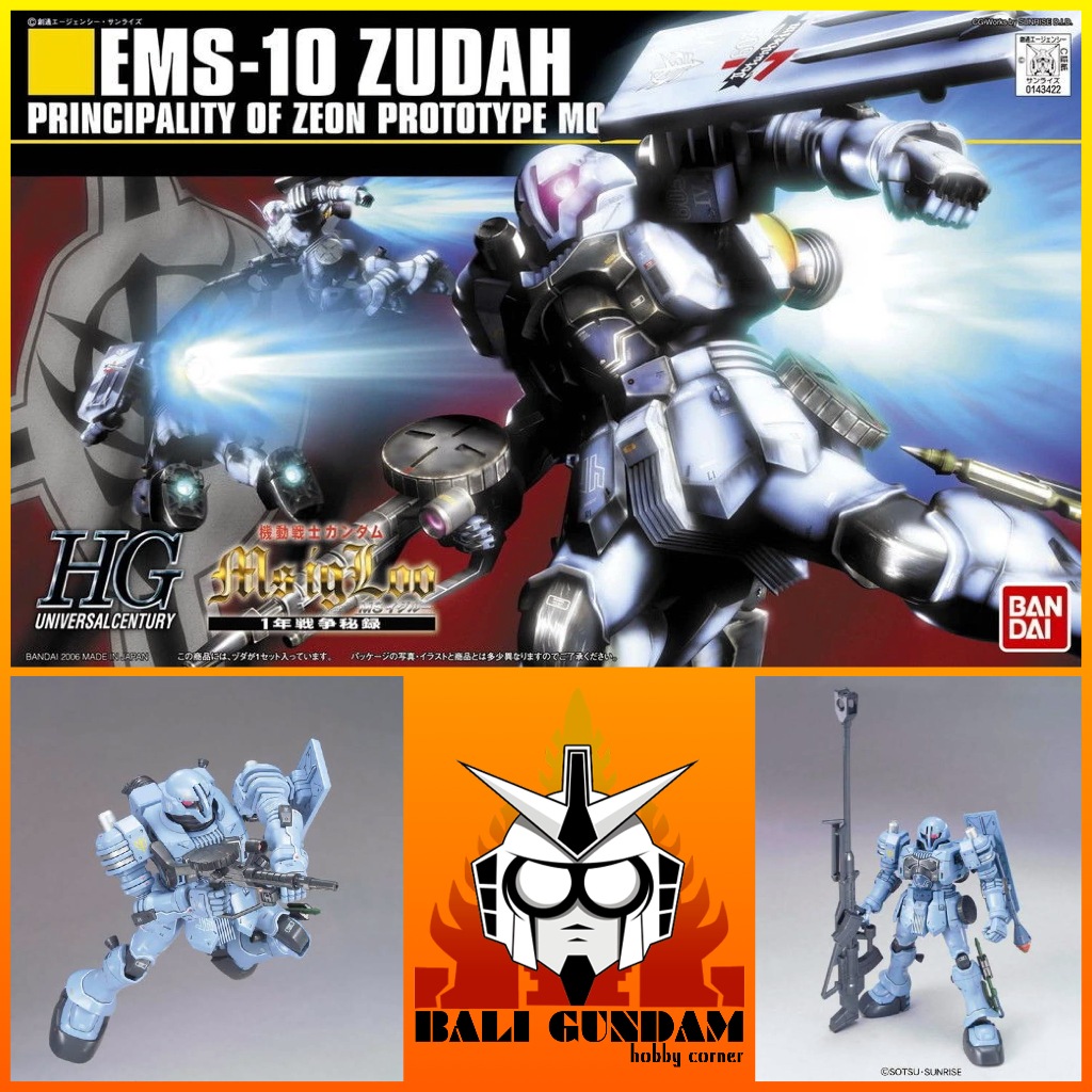 HG 1/144 EMS-10 ZUDAH Bali Gundam Hobby Corner Bandai Original