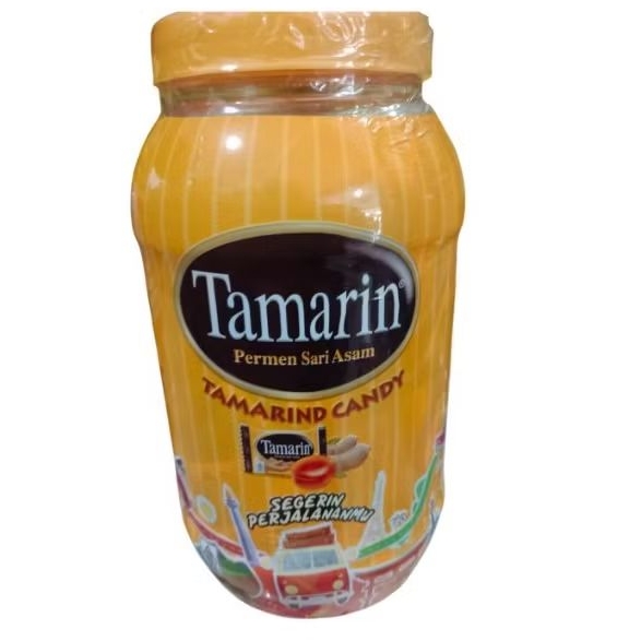 

Permen tamarin permen sari asam segerin perjalananmu 540gr kemasan toples