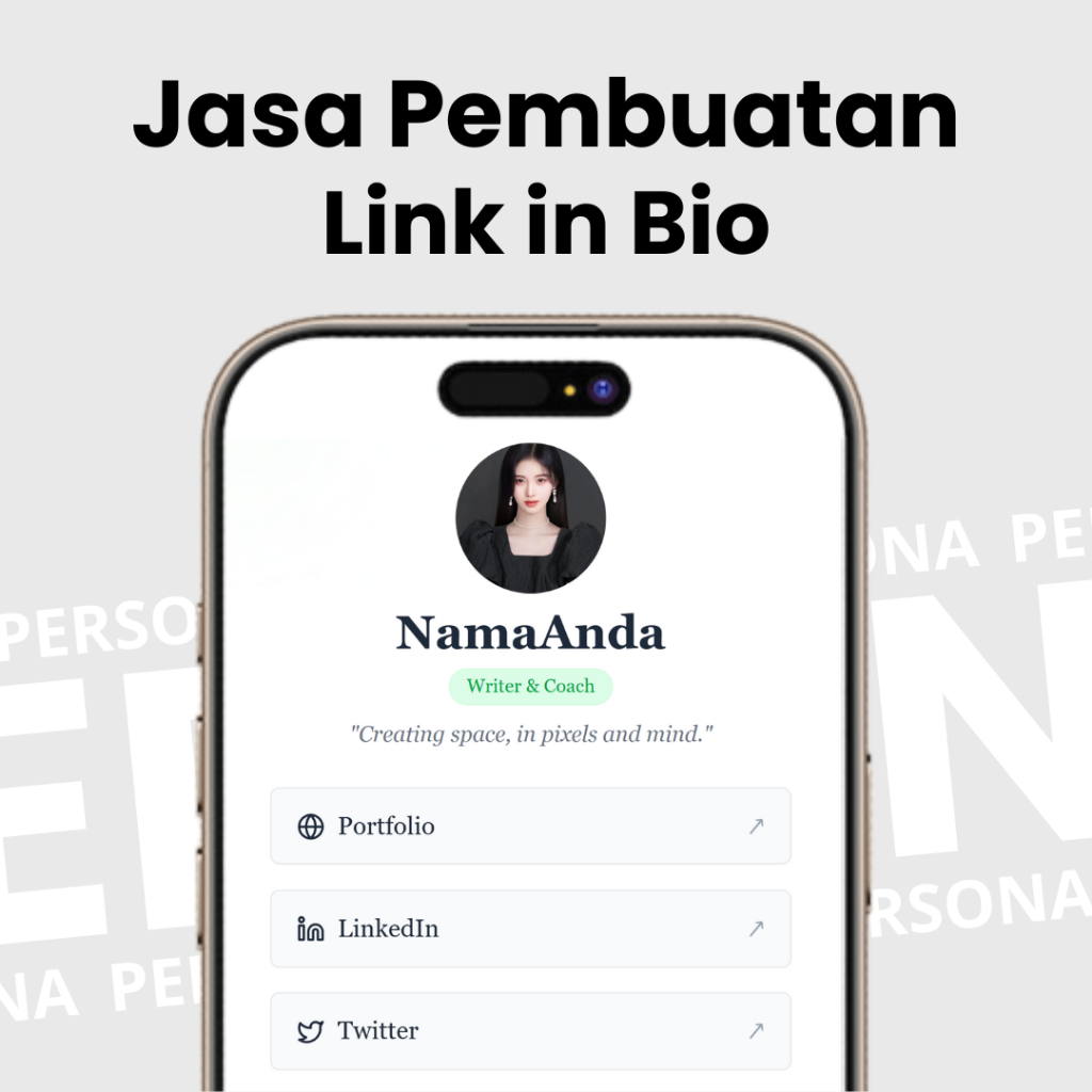 Jasa Buat Link in Bio Website untuk Instagram, TikTok, & Sosmed Lain