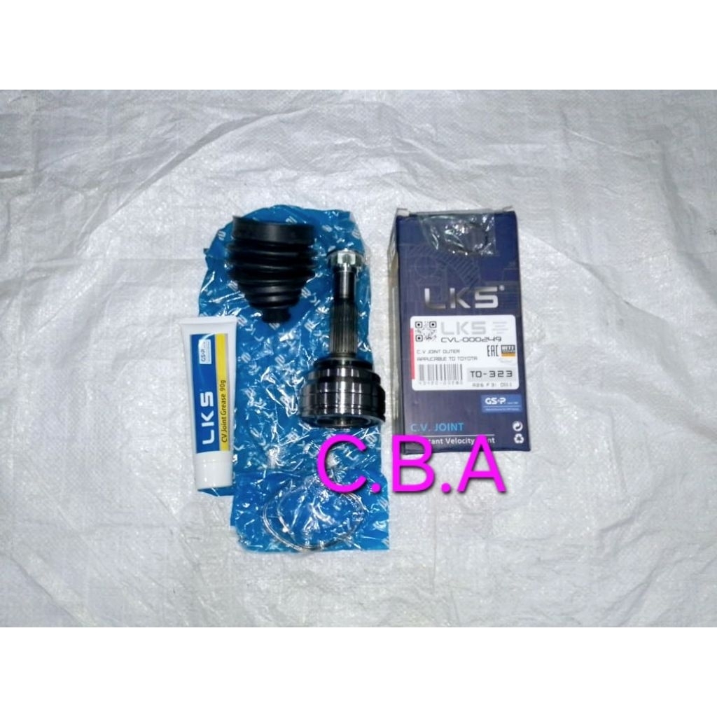 CV JOINT OUTER AS RODA LUAR TOYOTA VIOS ALL NEW 2014 ON YARIS 2014  ON TO 323 MERK LKS