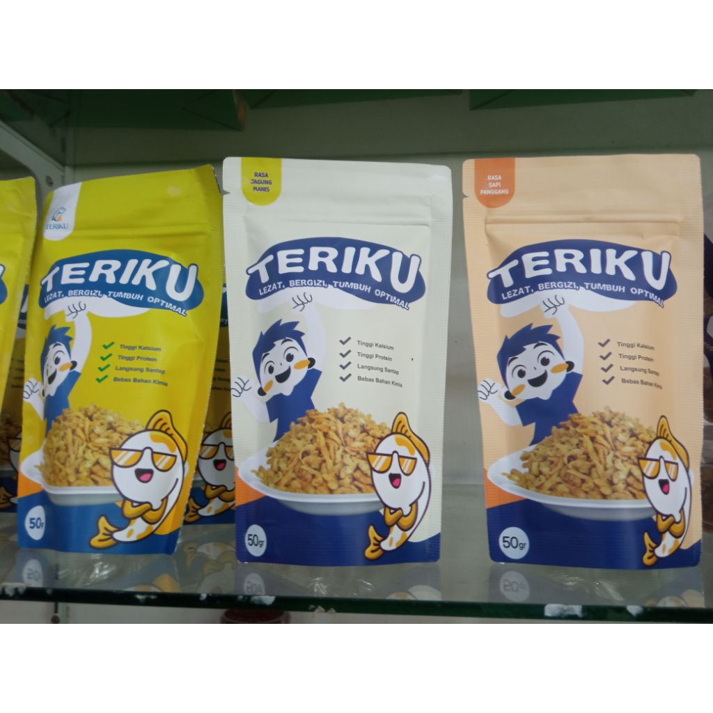 

TERIKU Olahan Ikan Teri Siap Saji Menambah Selera Makan Anak