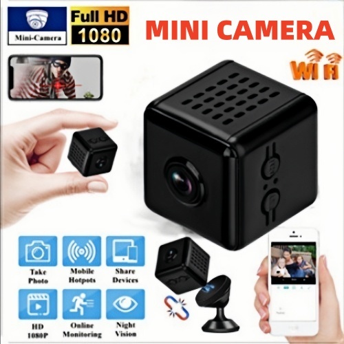 CCTV Mini Pantau Di Hp Tanpa Kabel Jarak Jauh Kualitas FULL HD 1080P Wifi Kamera