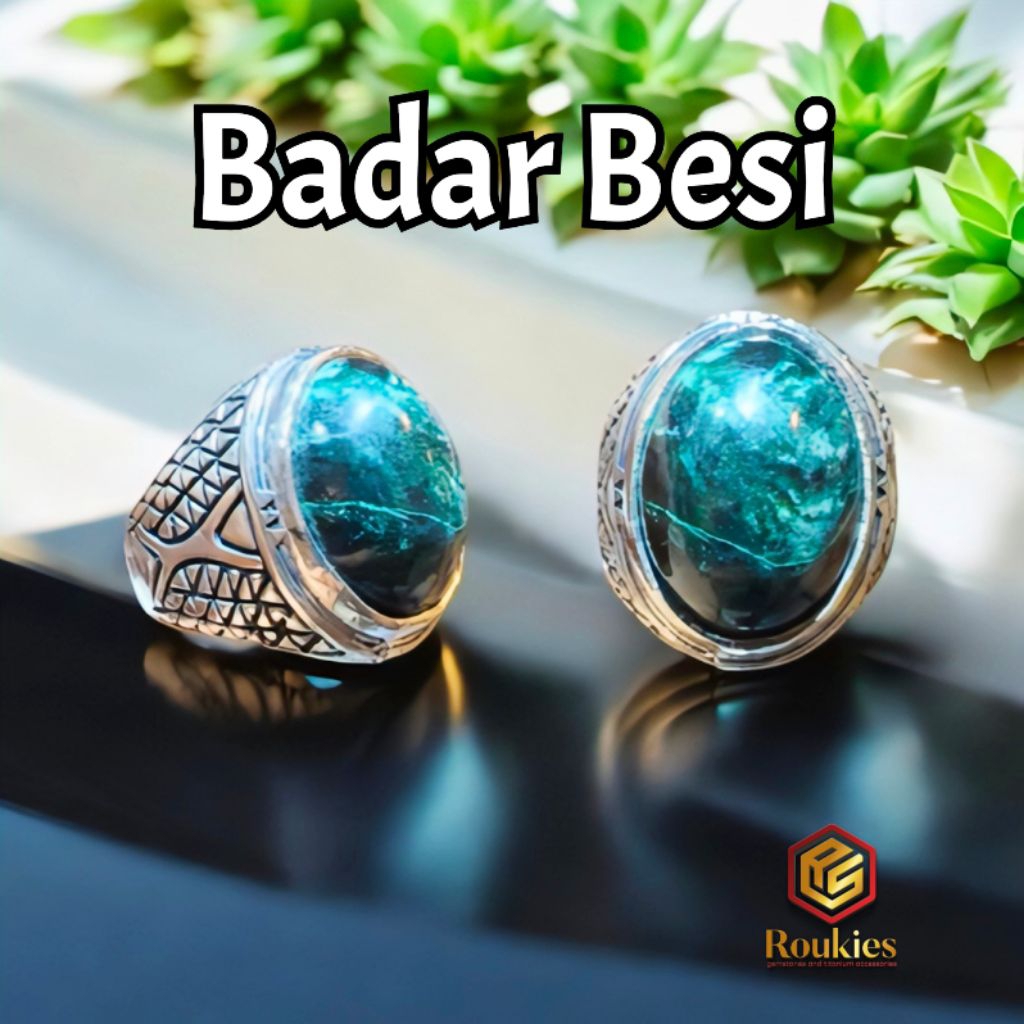 CINCIN BATU ASLI BADAR BESI NEMPEL MAGNET