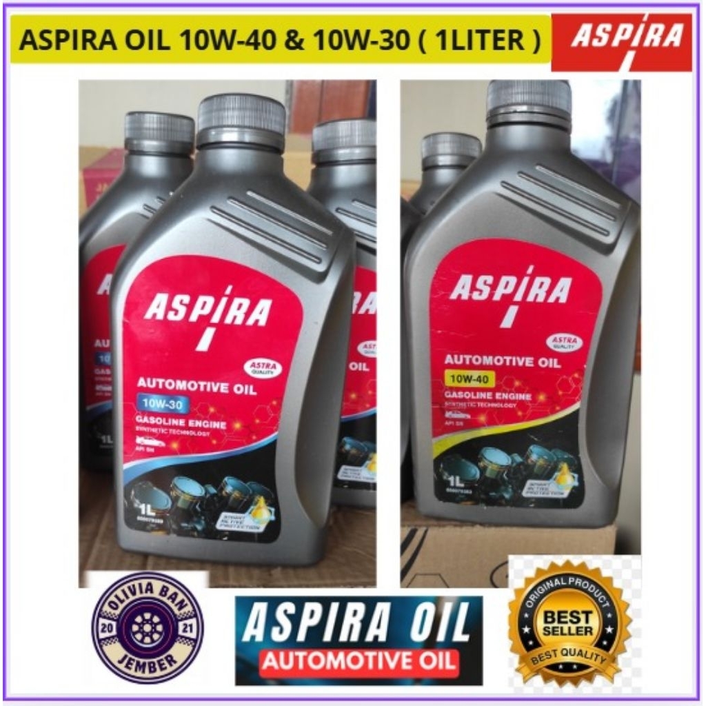 Oli mesin Aspira untuk mobil (1Liter)