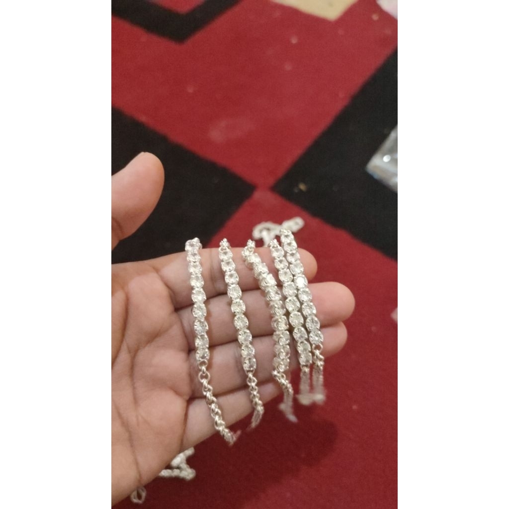 gelang tangan anak perak