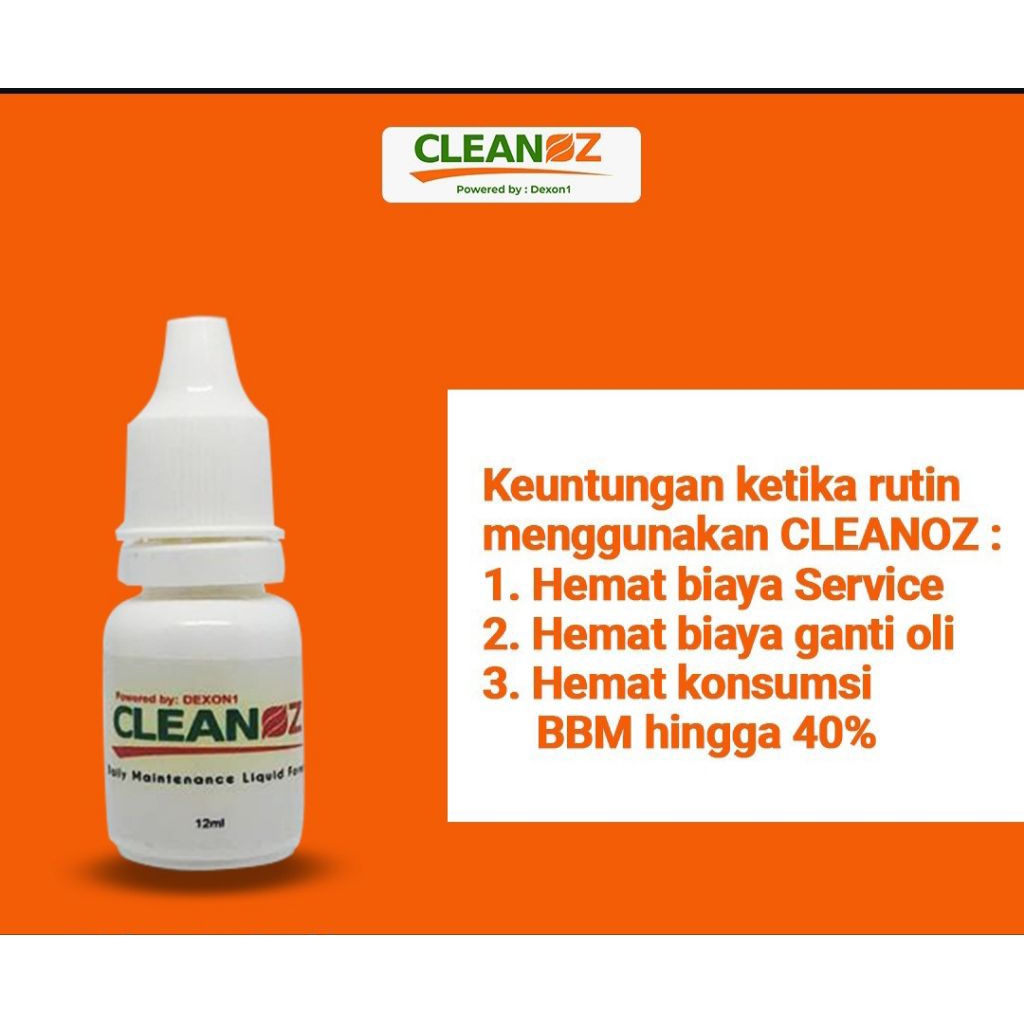 Cleanoz penghemat BBM dan pembersih kerak pada mesin ORI By Arli Kurnia