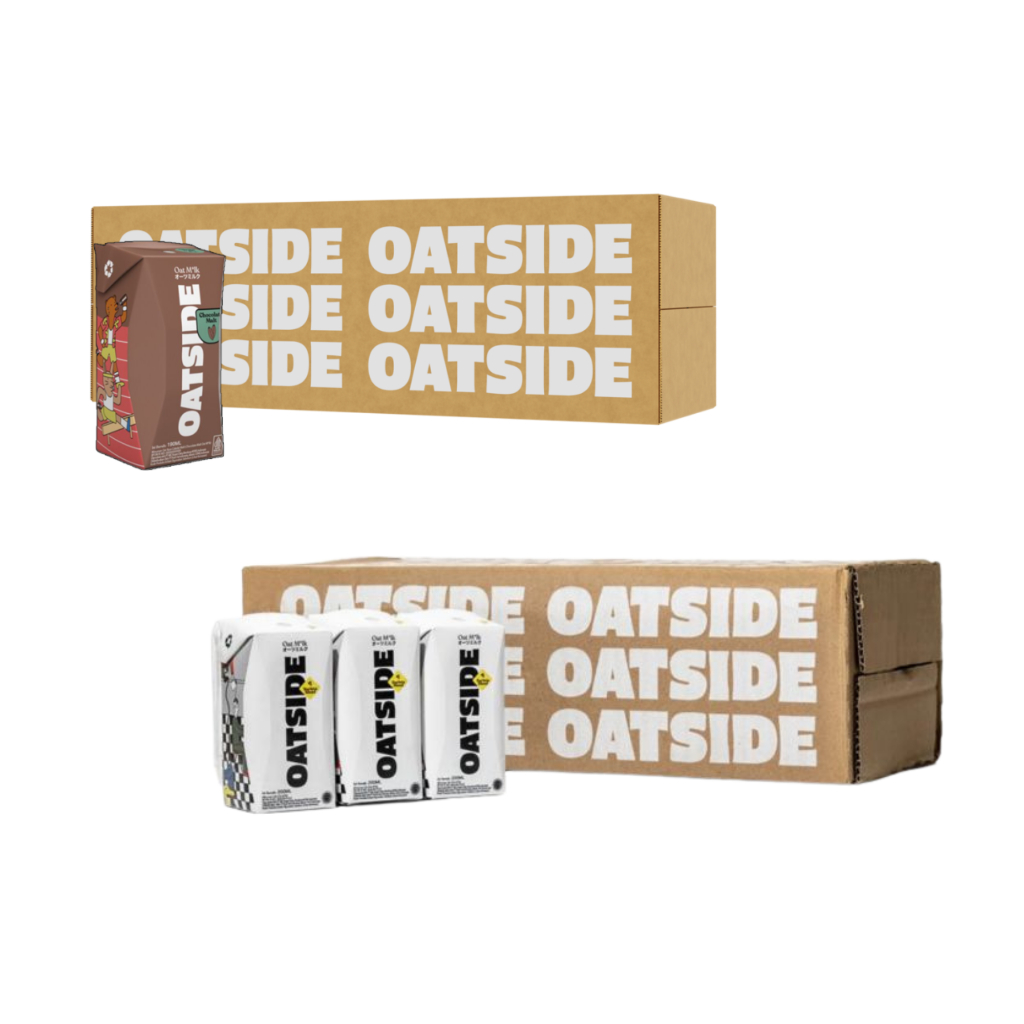 

[KHUSUS INSTAN] Oatside Oatmilk 200ml With Straw 1 Dus Isi 24 pcs Chocomalt Barista Blend Susu Oat