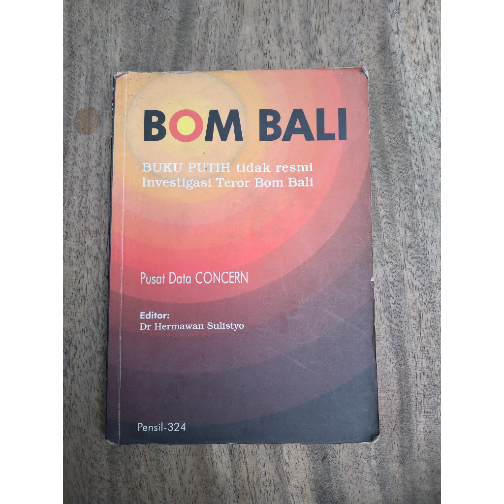 ORI Buku Bom Bali, Buku Putih Tidak Resmi Investigasi Teror Bom Bali