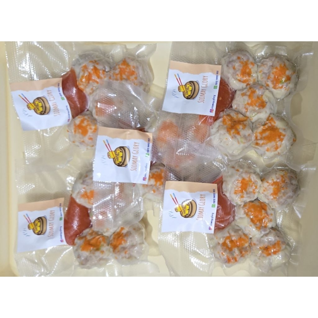 

Siomay Babi Udang Frozen Vakum