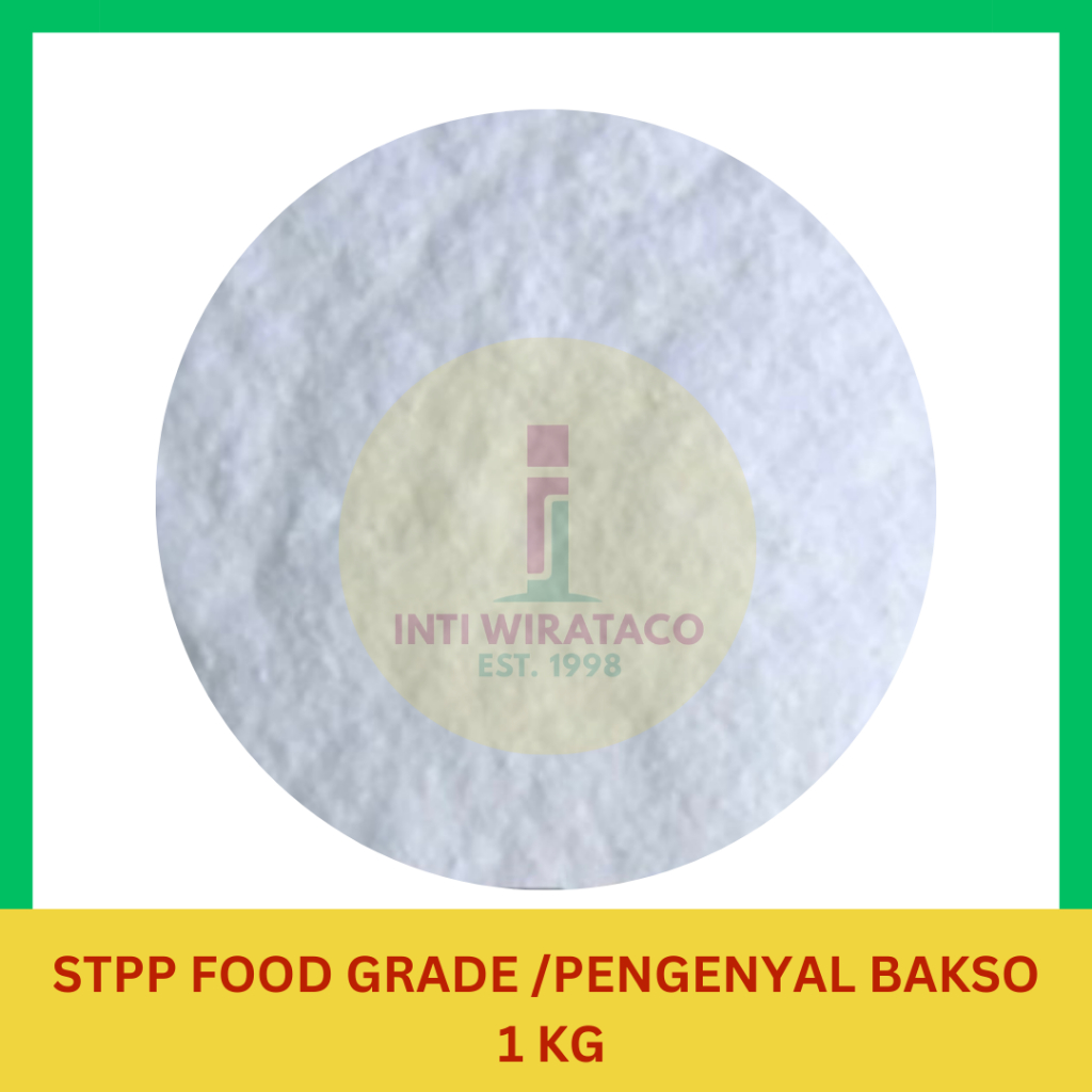 

STPP Food Grade / Sodium Tripolyphosphate / Pengenyal Bakso 1 KG