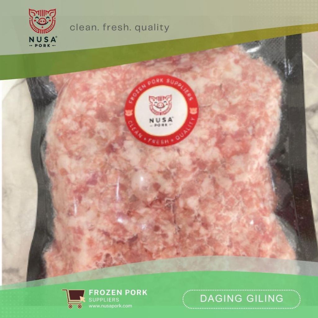 

Daging Babi Giling Frozen 500gr – Pork Minced Meat | Nusa Pork