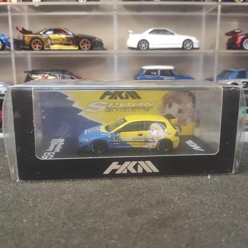 HKM Model 1/64 Rocket Bunny Spoon Honda Civic EG6 Edition