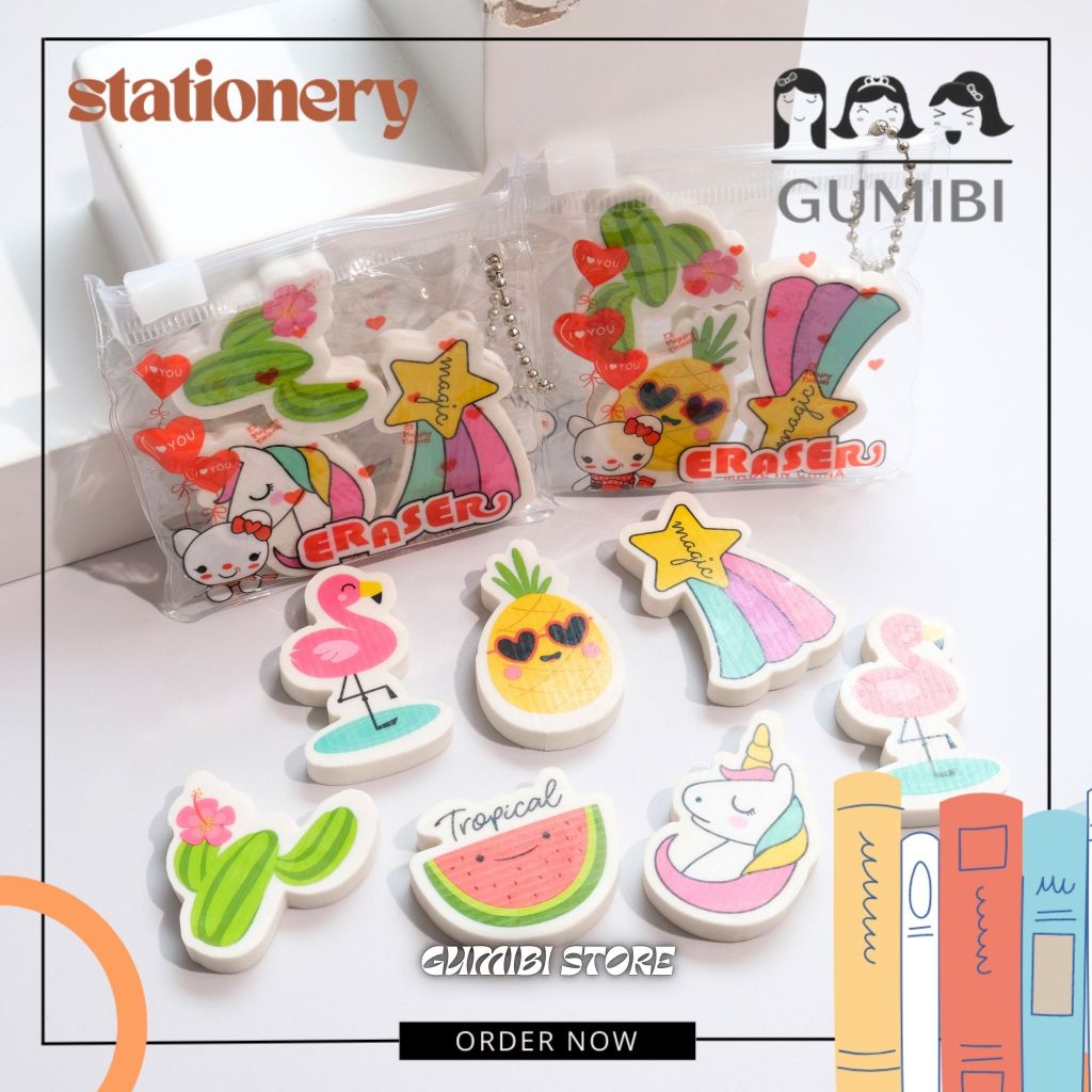 

PENGHAPUS POUCH 1 SET 3 PCS PENGHAPUS DOMPET SERUT TRANSPARAN PENGHAPUS TAS RANDOM LUCU HAPUSAN PENSIL IMUT TERMURAH