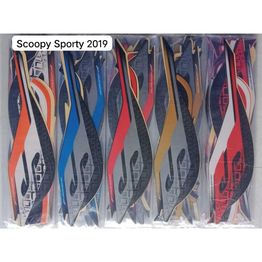 Stiker Striping Honda Scoopy Sporty 2019 List Stiker Standar Scoopy Sporty 2019 Terbaik