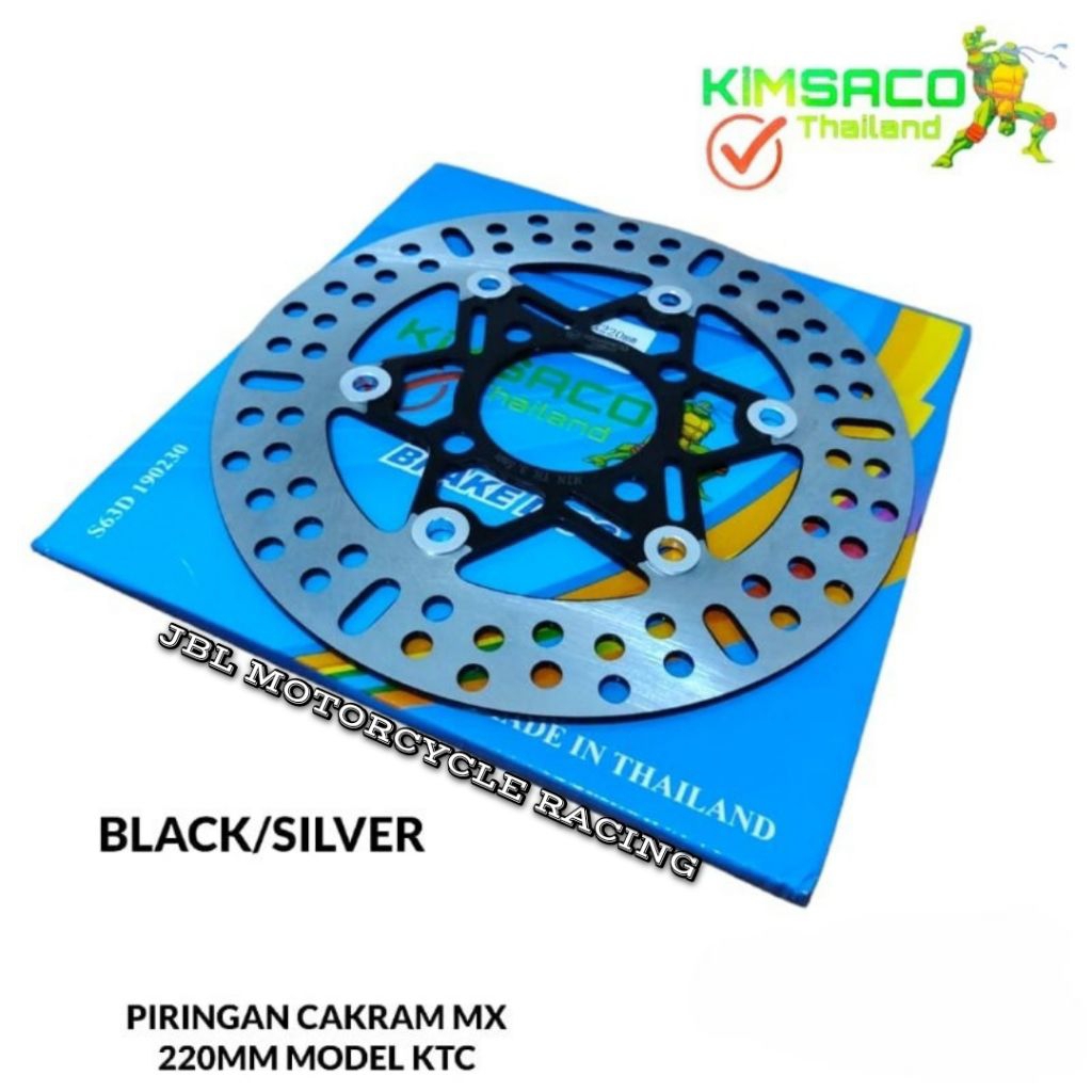 Piringan Cakram Depan Bulat Kimsaco 220mm 4 Lubang 4 Baut Vario Scoopy Mio Spacy Genio Jupiter Mx ju