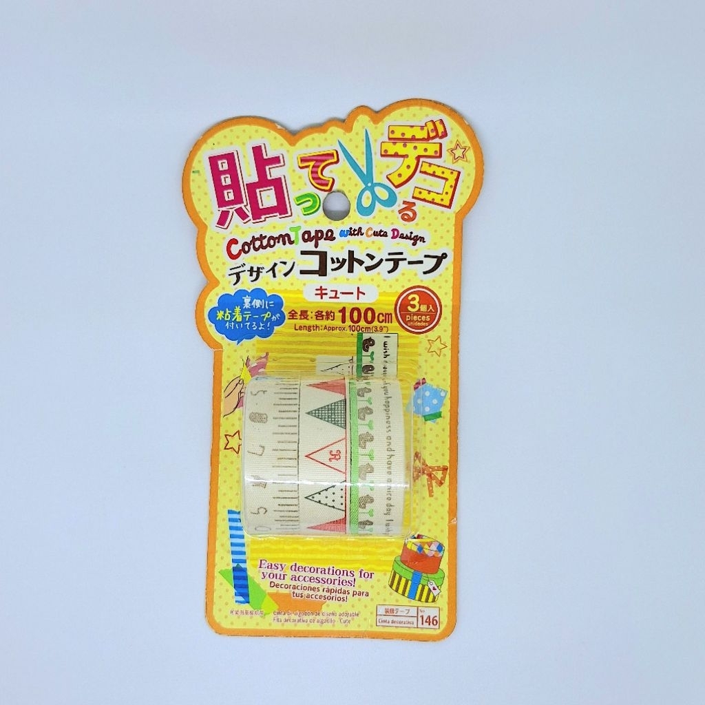 

Decoration Tape Daiso - Solatip Bermotif - Isolasi Motif Tribal