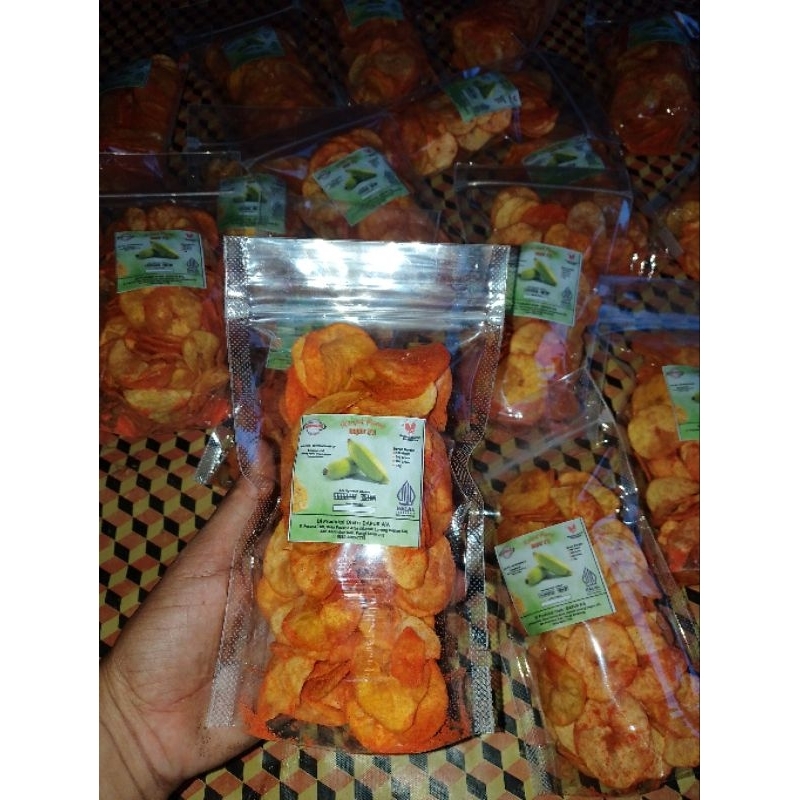 

keripik pisang rasa balado
