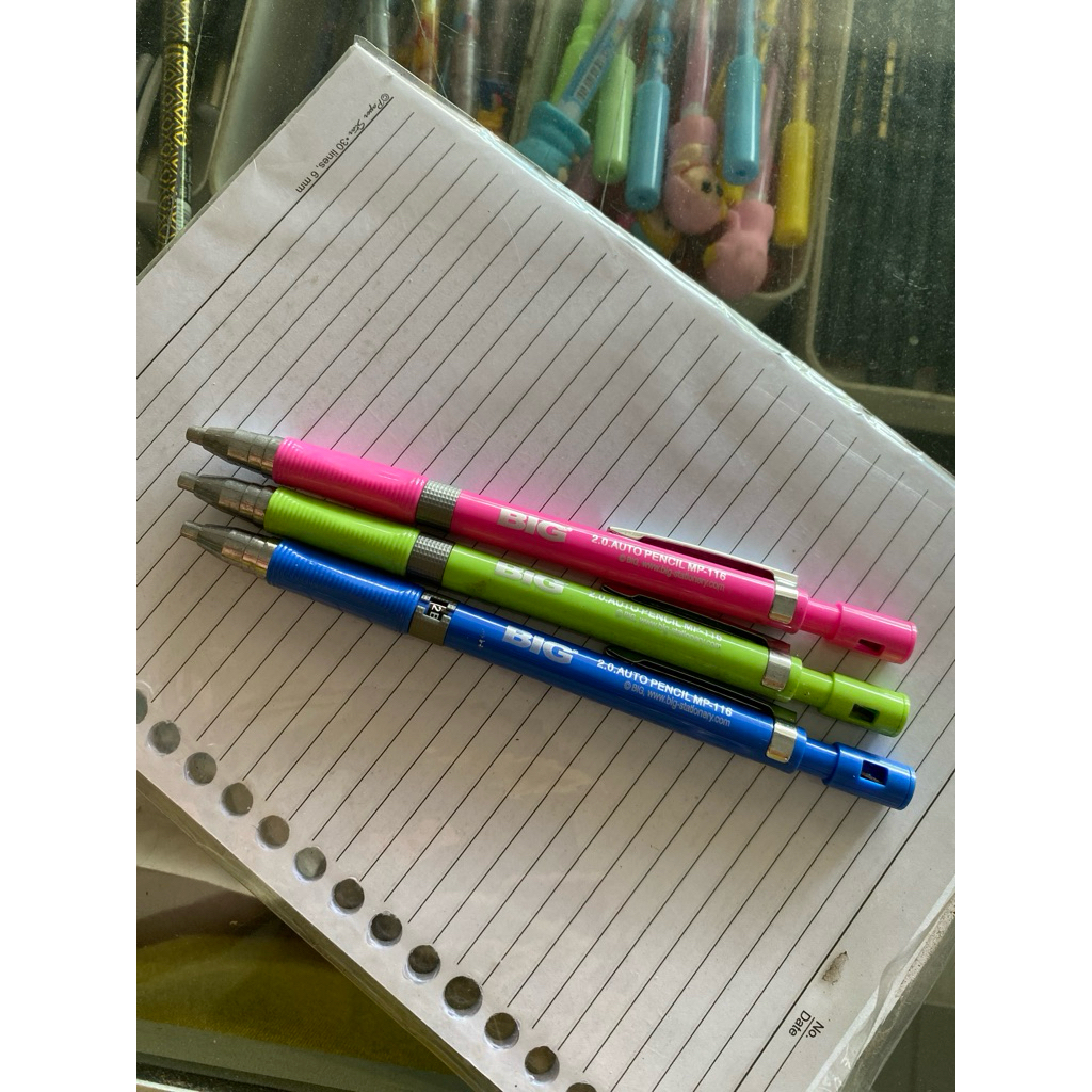 

Pensil Mekanik/Isi ulang Besar Ukuran 2B Mek BIG