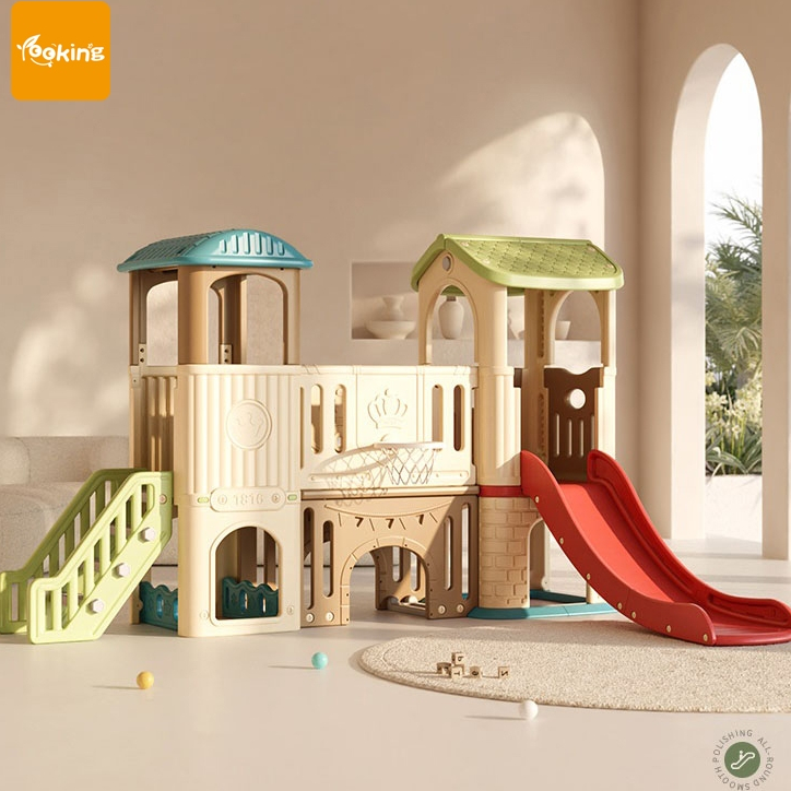 Mainan Perosotan Dan Rumahan Anak / Playhouse Playground Set Single Slide / Perosotan Anak Set Besar