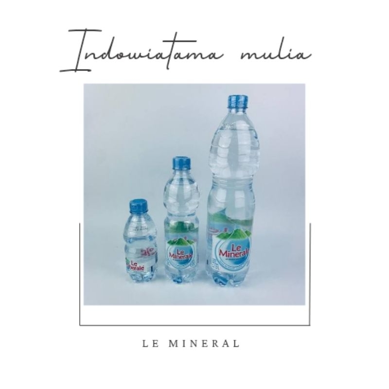 

LE MINERAL DOS 330ML / 600ML / 1500ML