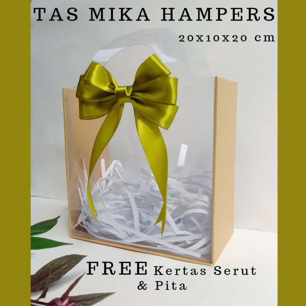 

Tas Mika Hampers - Gift / Parcel - Free Pita dan Kertas Serut