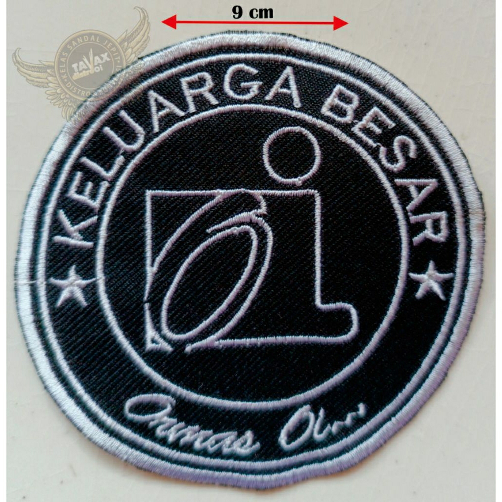 PATCH emblem bordir BONGKAR AKSESORIS IWAN FALS dan Oi "LogOi9"