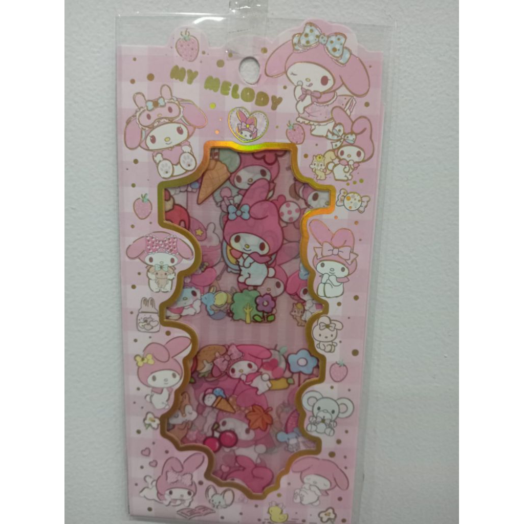 

ATS-11676 Sanrio Character My Melody Sticker Gambar Tempel 4 Lembar 15 x 8 cm Stiker Lucu