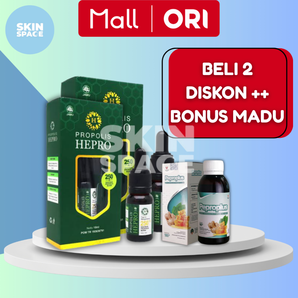 

Propolis Hepro 10 ml Original Trigona Hepo 10ml 1 botol