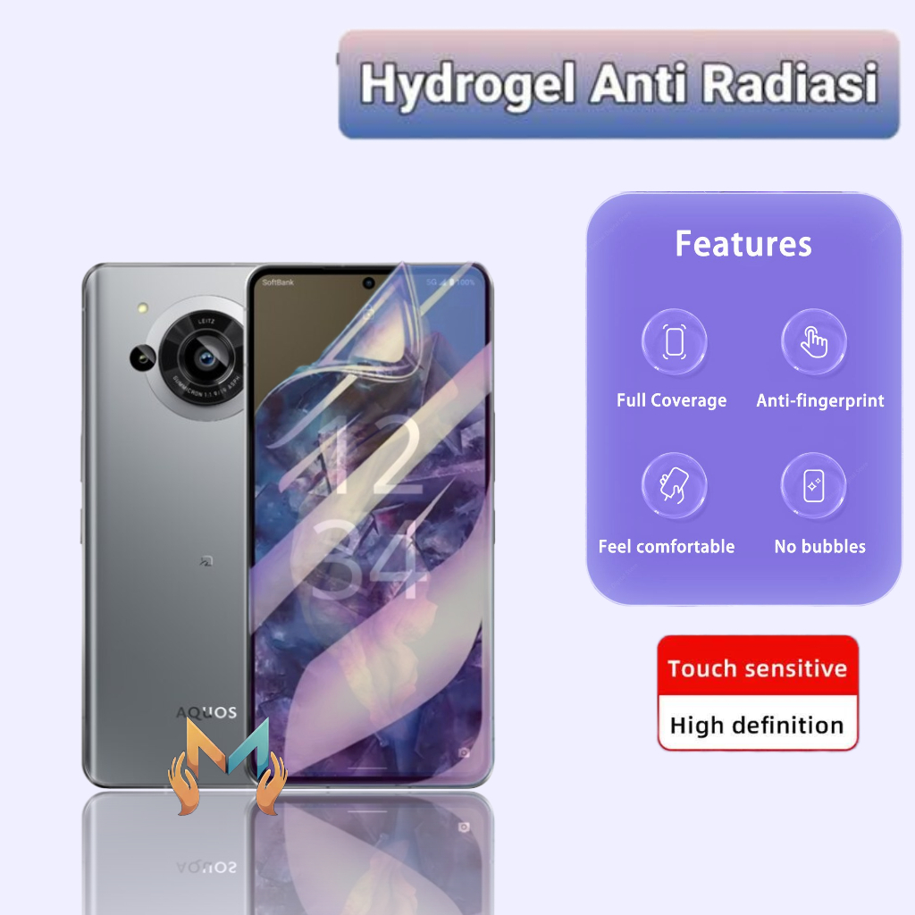 Sharp AQUOS R7 R8S R8S PRO Anti gores Hydrogel jelly blue light radiasi