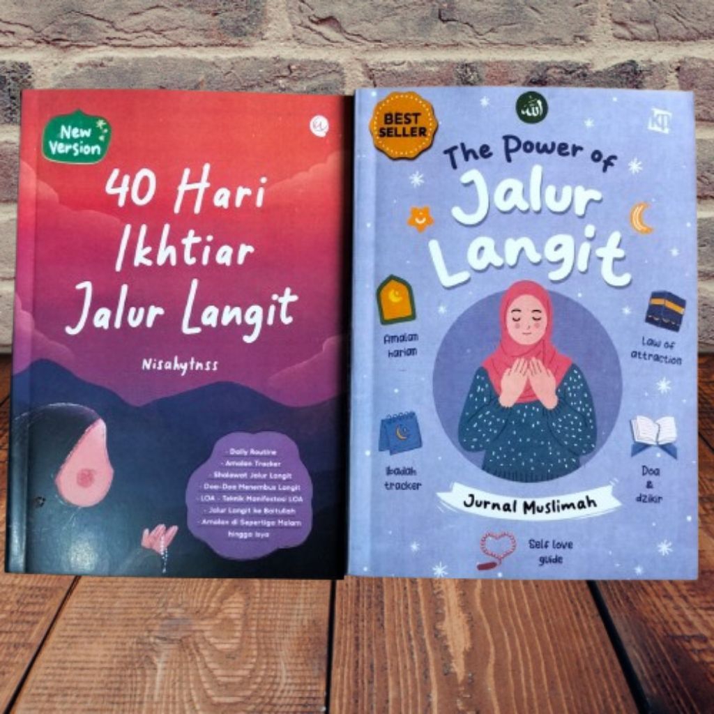 PAKET HEMAT JALUR LANGIT - THE POWER OF JALUR LANGIT / 40HARI IKHTIAR / JALUR LANGIT JOURNAL
