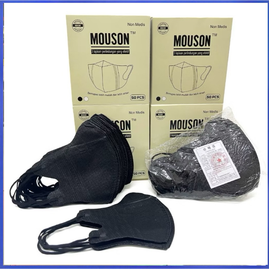 [INSTANT SIAP KIRIM] MASKER DUCKBILL MOUSON MASKER WAJAH MASKER EARLOOP MASKER HIJAB