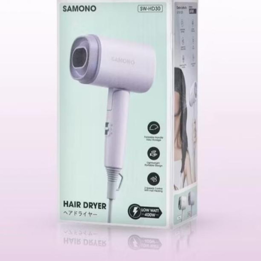Miniso x SAMONO Hair Dryer Low Watt / pengering rambut