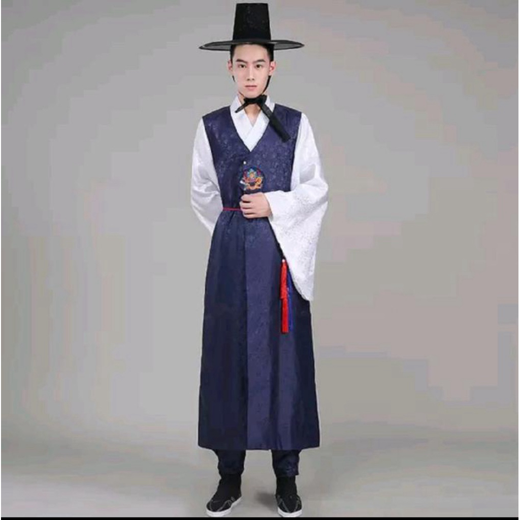 [ JOJOKIDS ] hanbok korean man adult costume halloween long style | kostum korea hanbok pria dewasa 