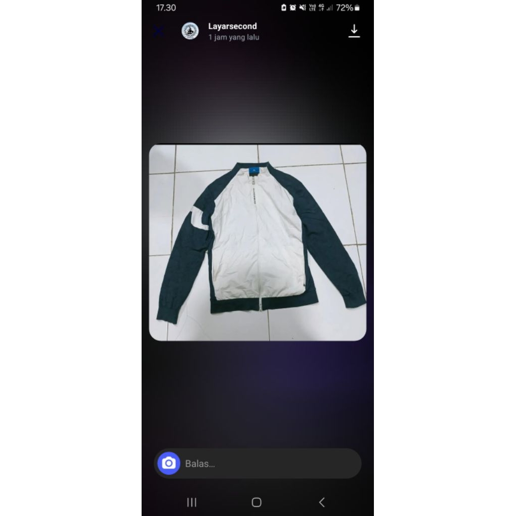 link co jaket layar second J.lindeberg