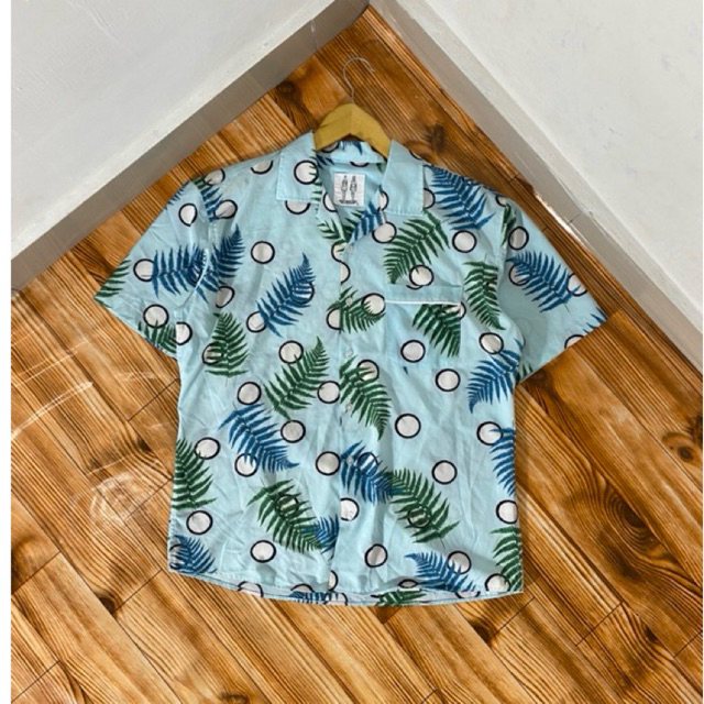 KEMEJA PENDEK D-LAND OPEN COLLAR SECOND