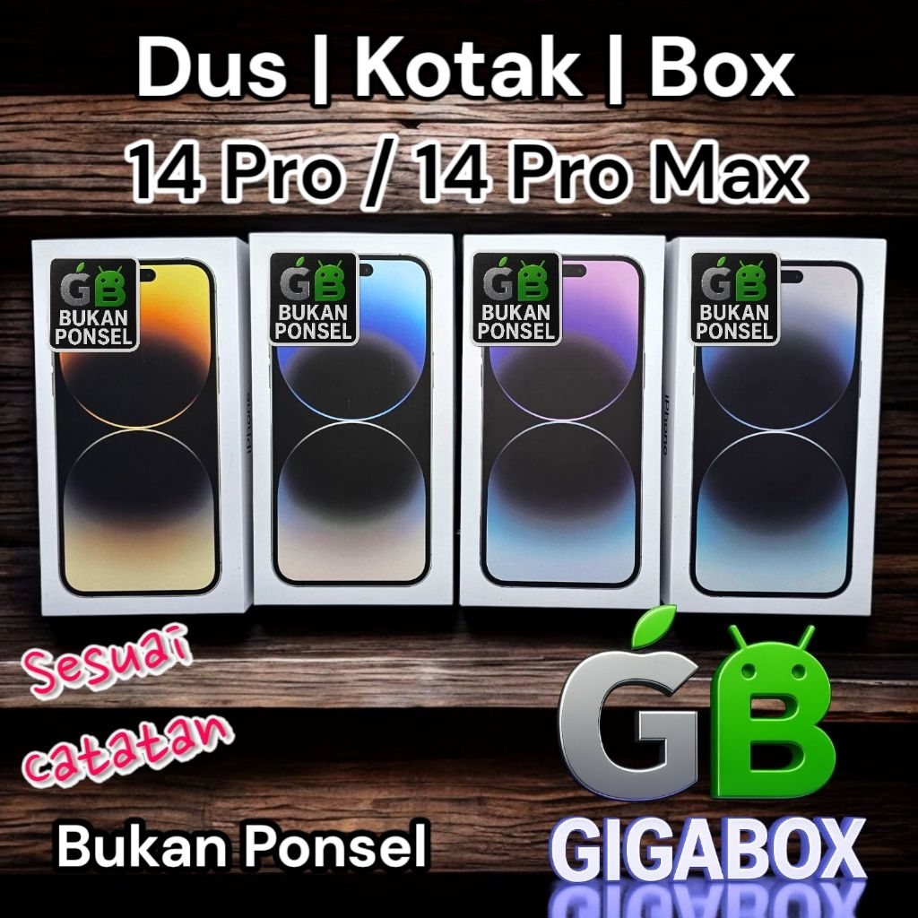 

(Sesuai Catatan) Dus | Kardus | Box 14 Pro / 14 Pro Max – Kemasan Premium dan Elegan