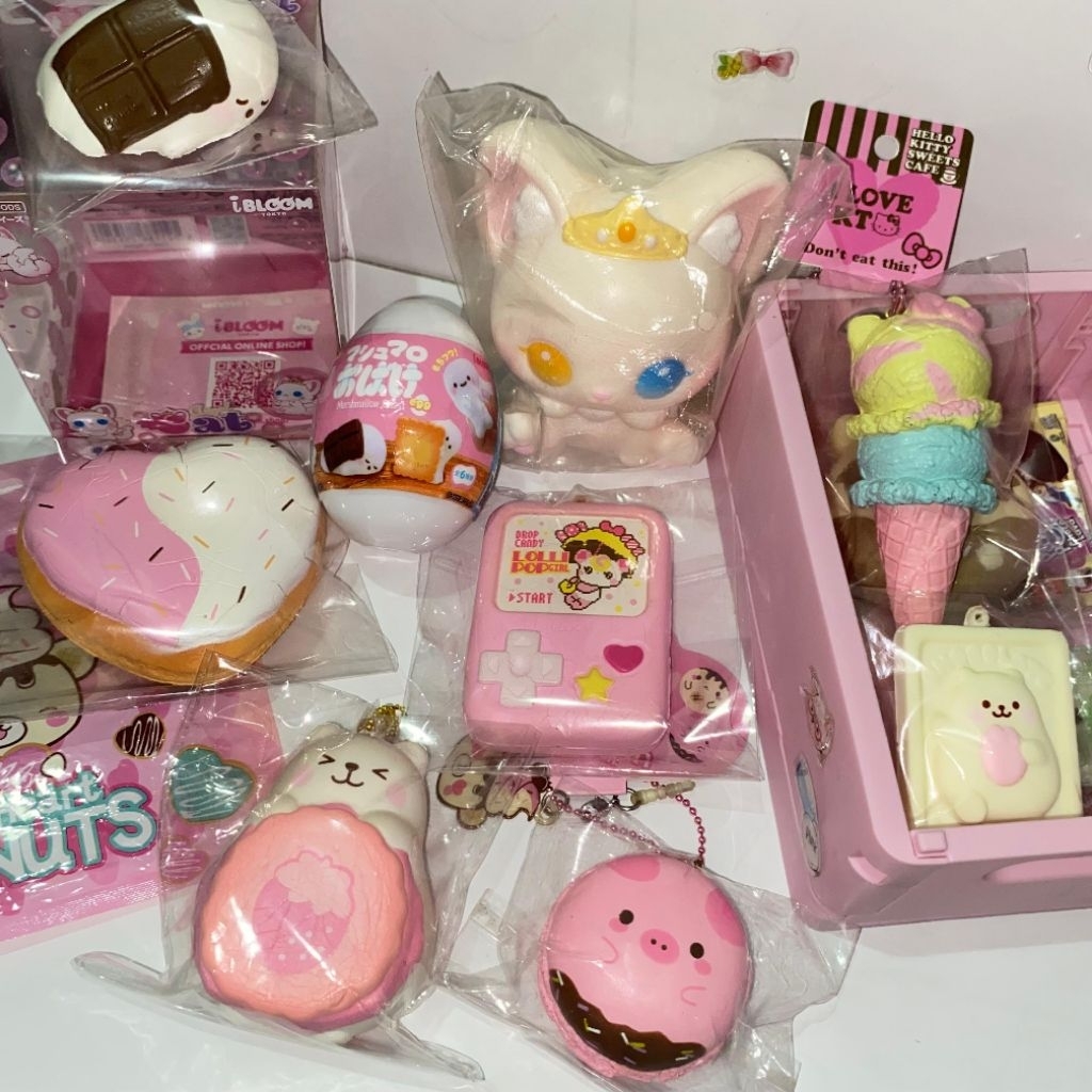 [SQUISHY SALE] iBloom angel cat | iBloom marmo | creamiicandy | poli | yummiibear | mido squishy | r