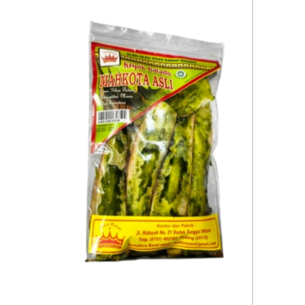 

Kripik Balado Panjang Hijau Mahkota Asli 250 gr