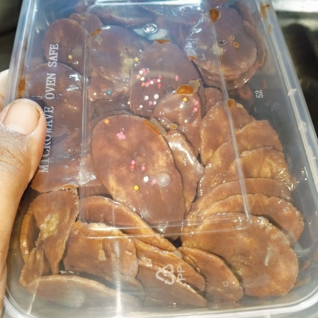 

keripik pisang coklat lumer