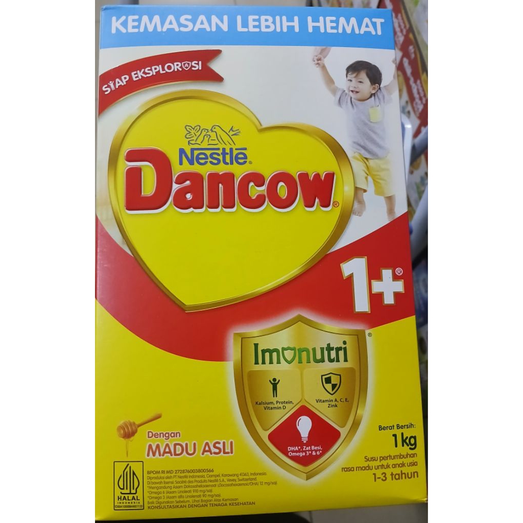 

Nestle Dancow 1+ Susu pertumbuhan Rasa Madu 1-3 tahun 1kg