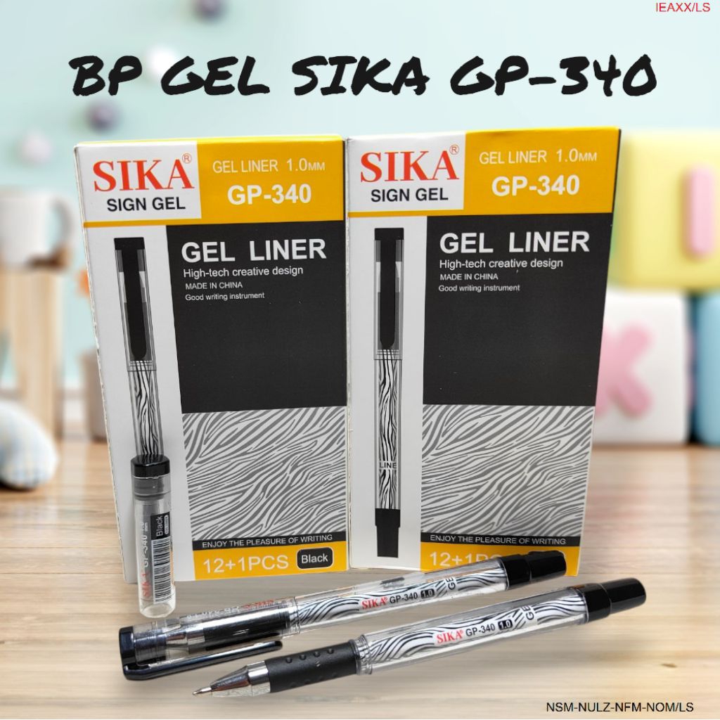 

SQ Sika Pulpen Gel GP-340/Pen Cair Hitam/Per Pcs