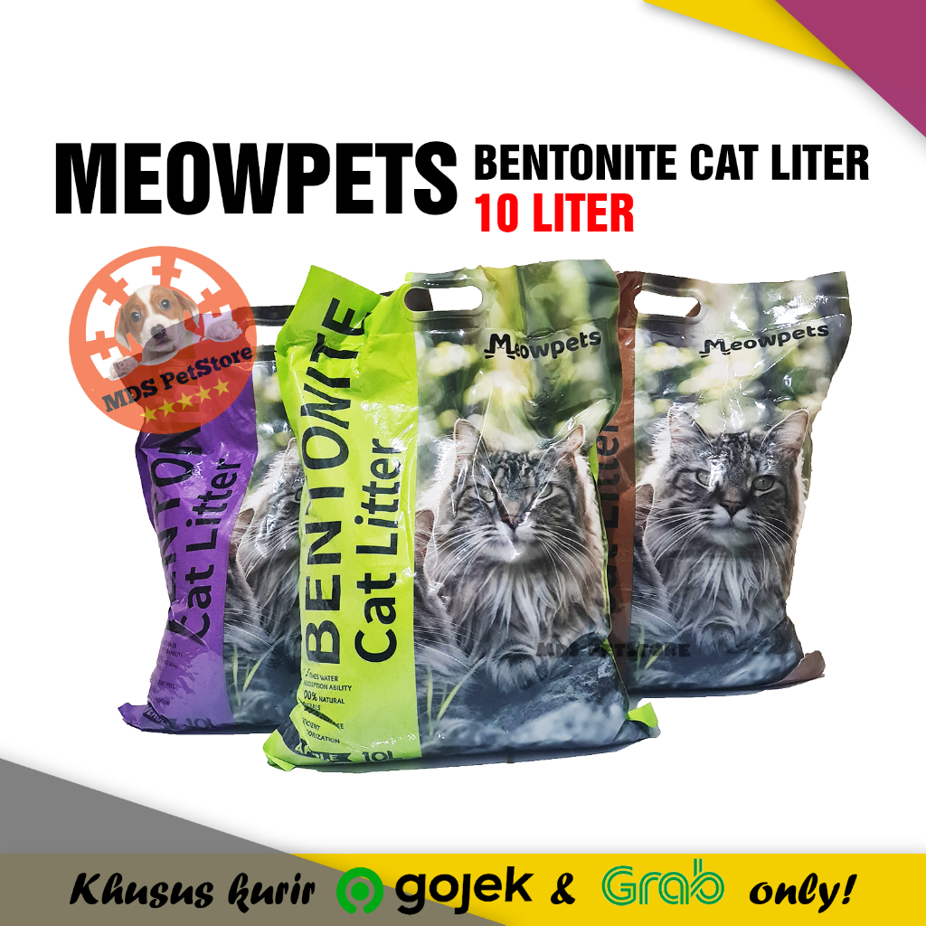 Giltbite_ Meowpets Catsand 10 Liter Pasir Kucing Wangi For Cats Spt Kawan 10Liter Ltr L