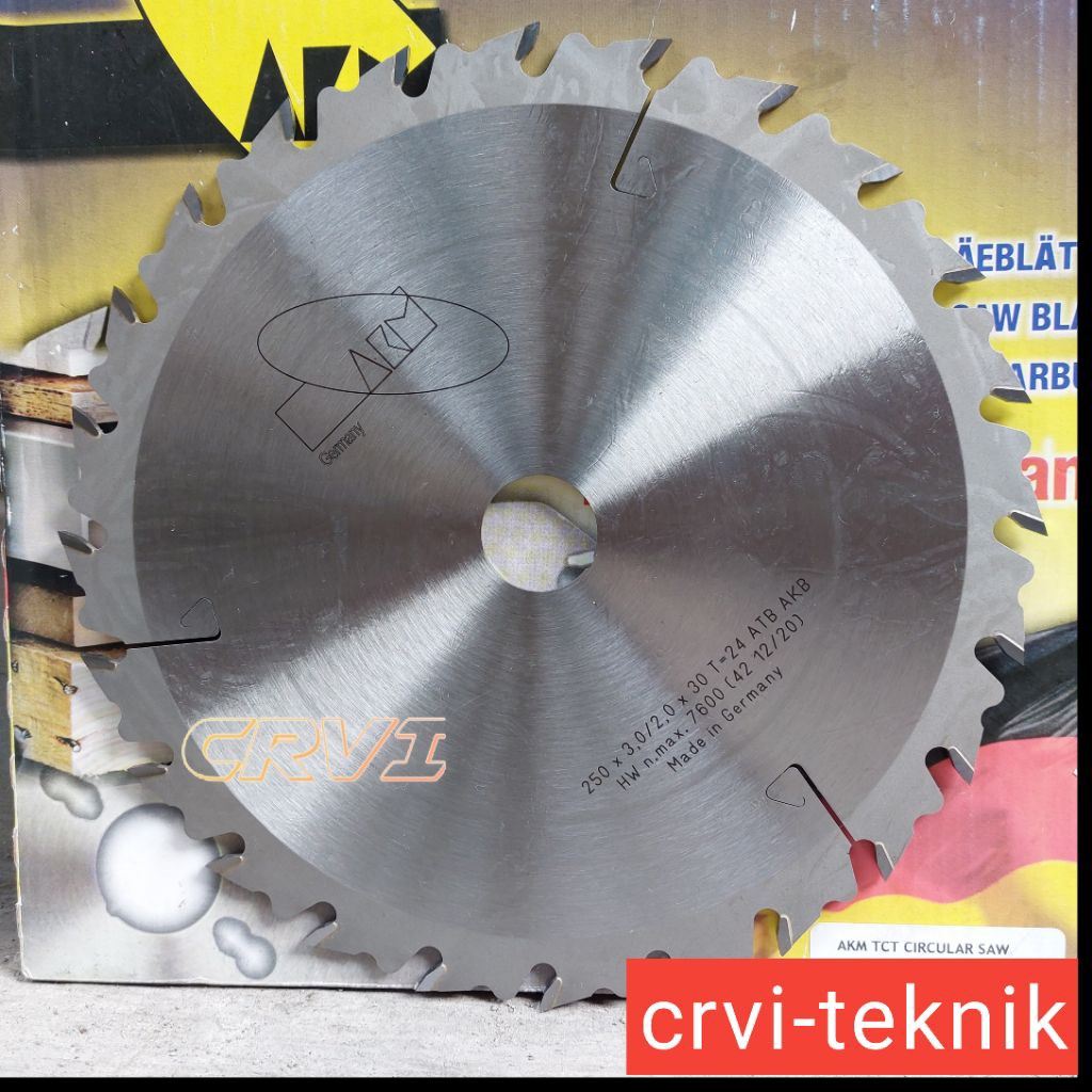 Akm Mata Gergaji Kayu Bulat 10 inch 24 40 60 80 Gigi Mata Gergaji Mesin Potong Kayu