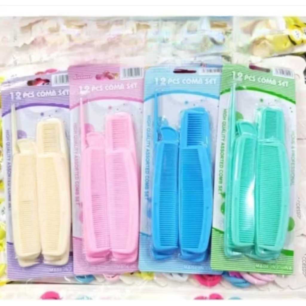 Sisir Rambut Set 12 Pcs