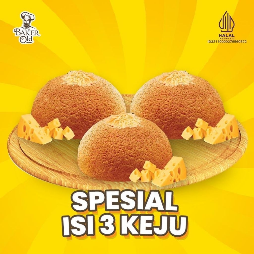 

Paket Spesial (isi 3 roti rasa keju)